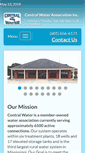 Mobile Screenshot of centralwater.org