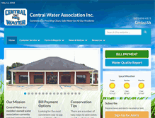 Tablet Screenshot of centralwater.org